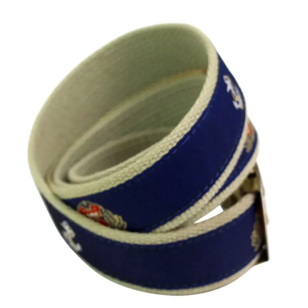 Skippers FLA. 33442 USA BLUE CANVAS 1 1/4